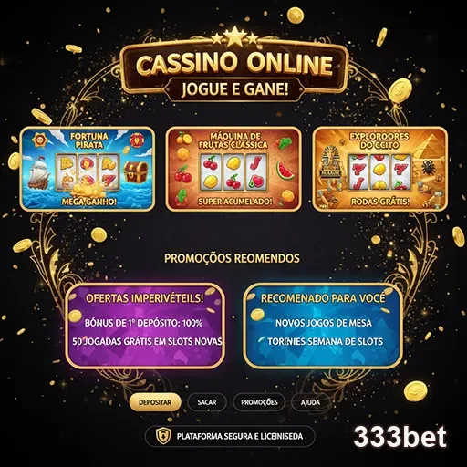 Máquina de slots vibrante no ambiente de cassino ao vivo
